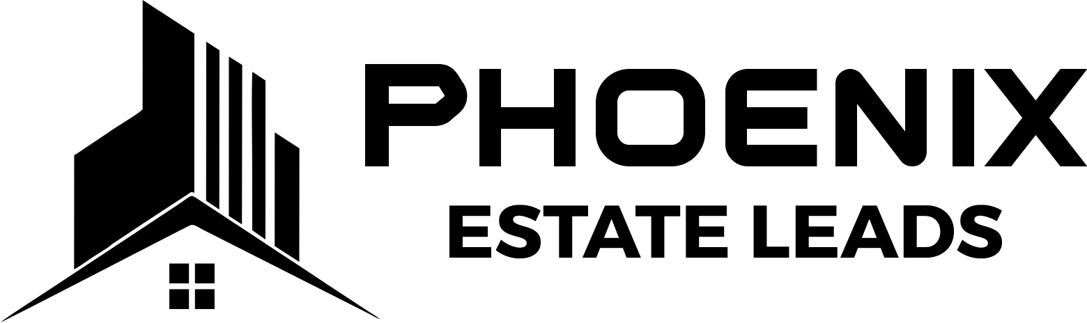 Phoenix estate leads logo white